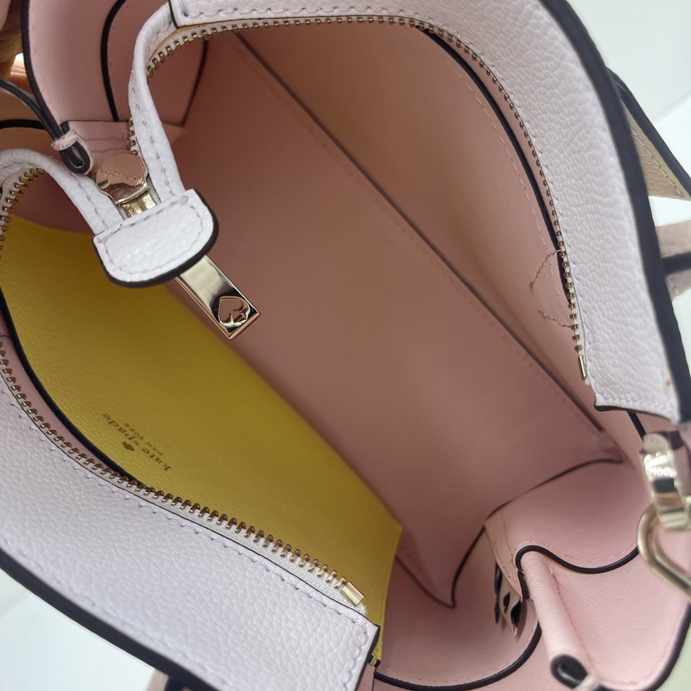 Kate Spade Eva Colorblock Small Top Zip Satchel Crossbody 
Limelight Multi 
NWT - Picture 14 of 16